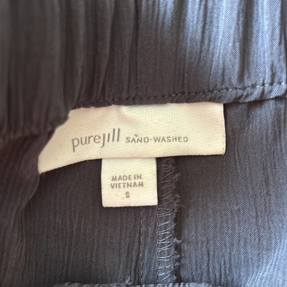J Jill Purejill pants cropped wide leg size small - Picture 6 of 7